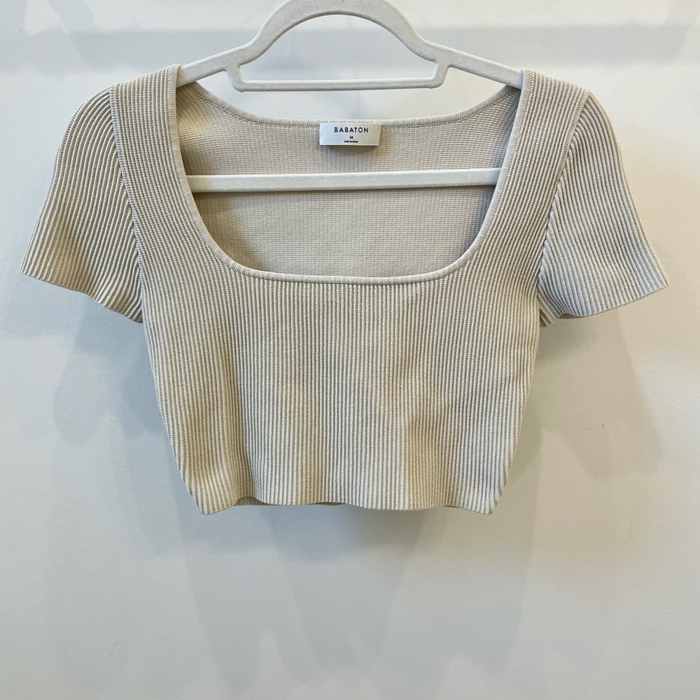 Aritzia Babaton square neck top